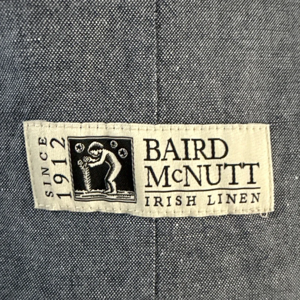 J.Crew Ludlow Baird McNutt Irish Linen Sport Coat 38R Blue Blazer Unstructured